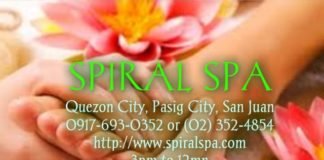 spiral spa quezon city home service massage philippines manila pasig san juan