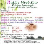 happy miel spa services philippines home hotel service