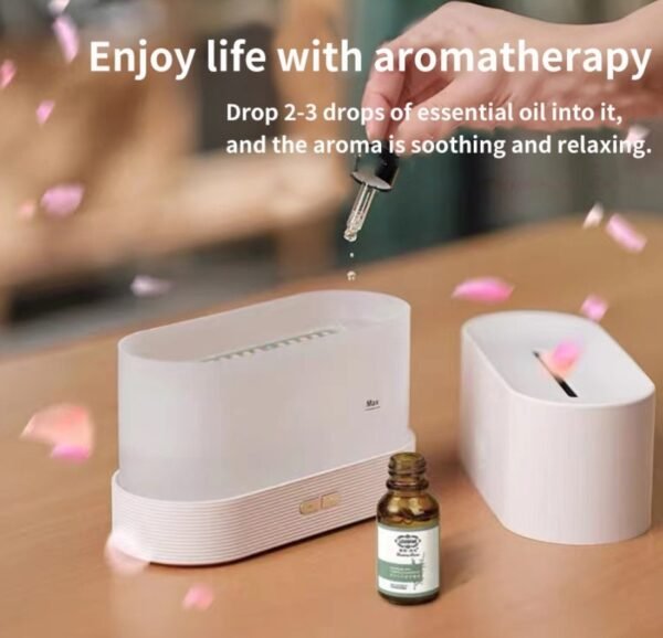 Realistic Desktop Flame Humidifier For Essential Oil Diffuser - Image 3