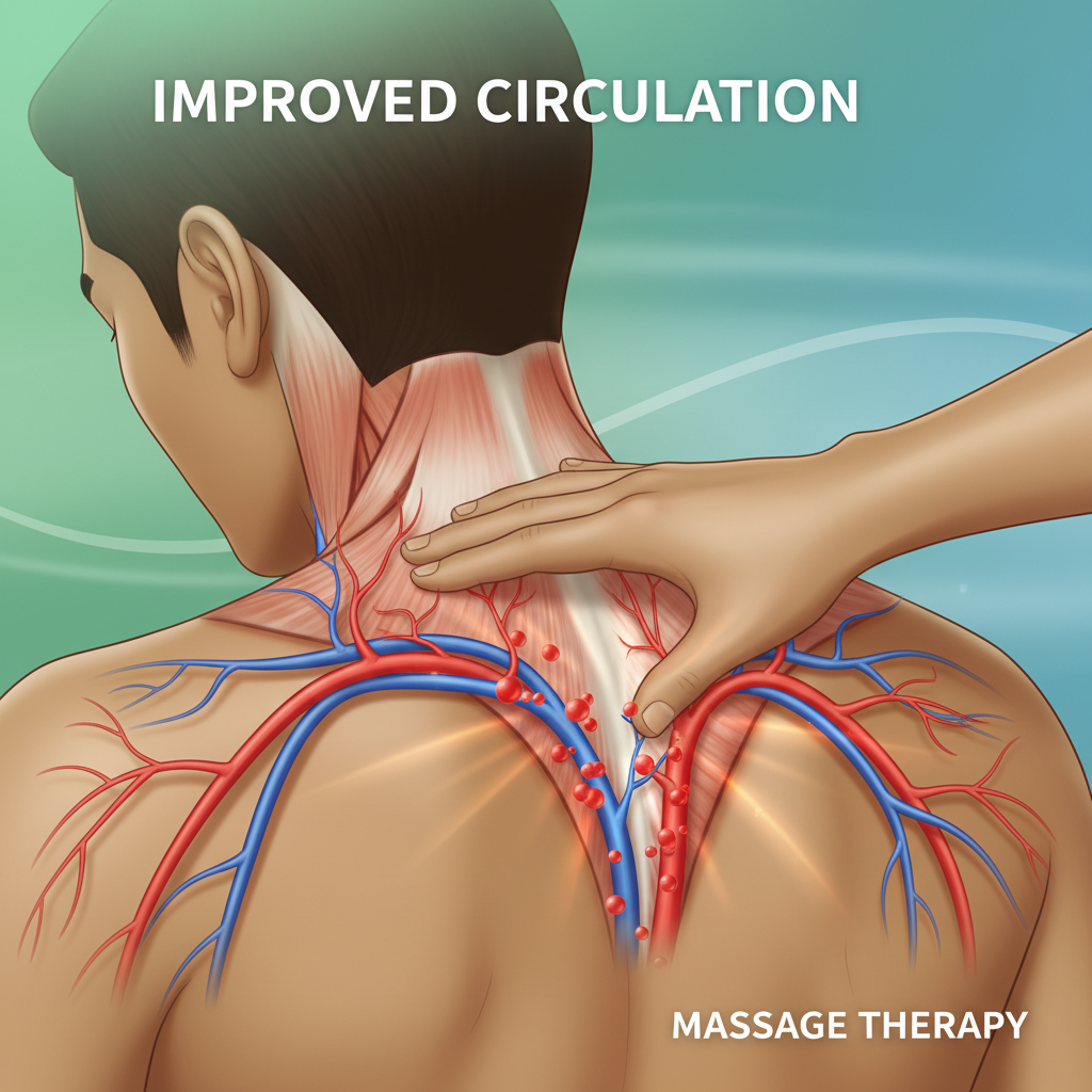 A person receiving a relaxing Swedish massage focusing on the back