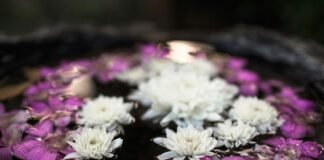 Representative massage and spa setting